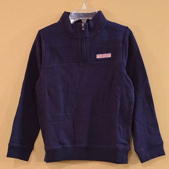 NWT - VINEYARD VINES Boys Navy Shep Shirt / Sm 8-10 - Picture 1 of 6